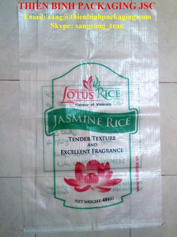 PP woven Rice bag 25kg, 50kg