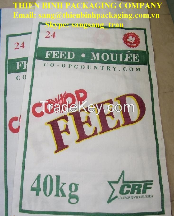PP woven animal feed bag