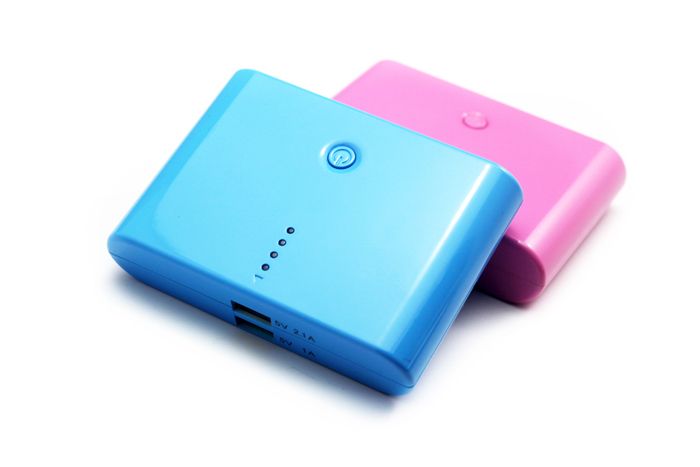 Double USB Output portable 10400mah powerbank/Mobile power for cell phone charger