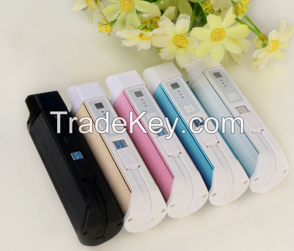 Ultra-slim power bank with TF card reader function