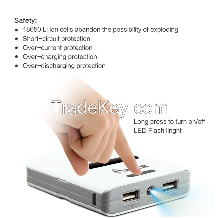 Dual Usb Mobile Phone Charger(10000mAh)