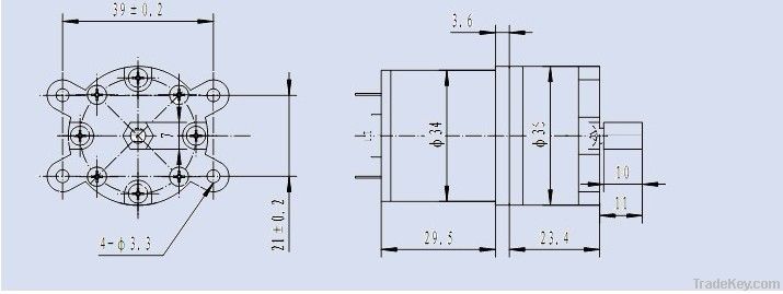 dc geared motor