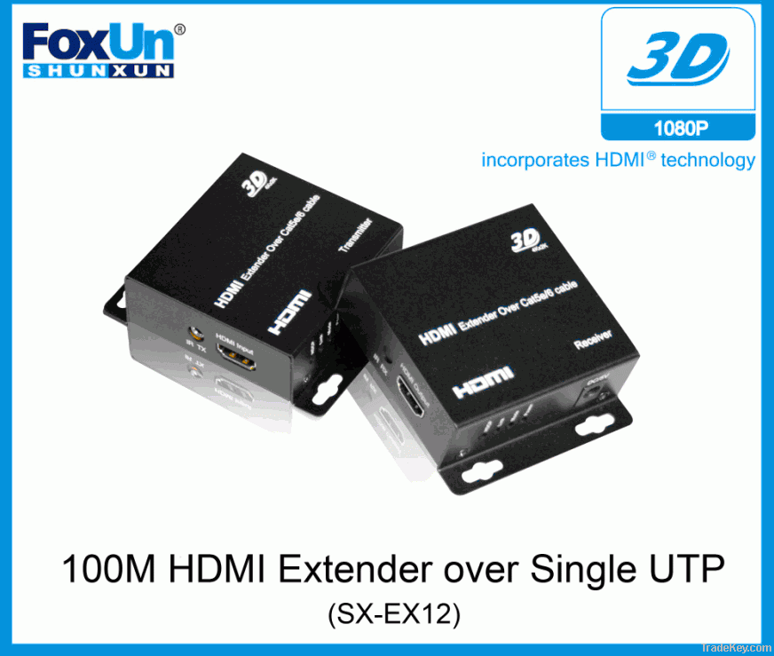 3D supported HDMI Extender with IR