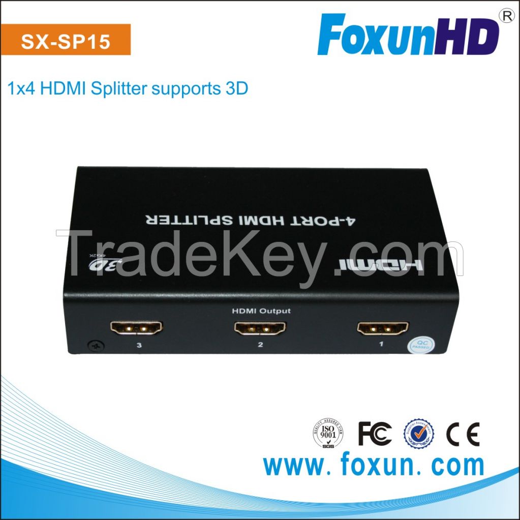 1.4V HDMI Splitter support 4kx2k and 3D