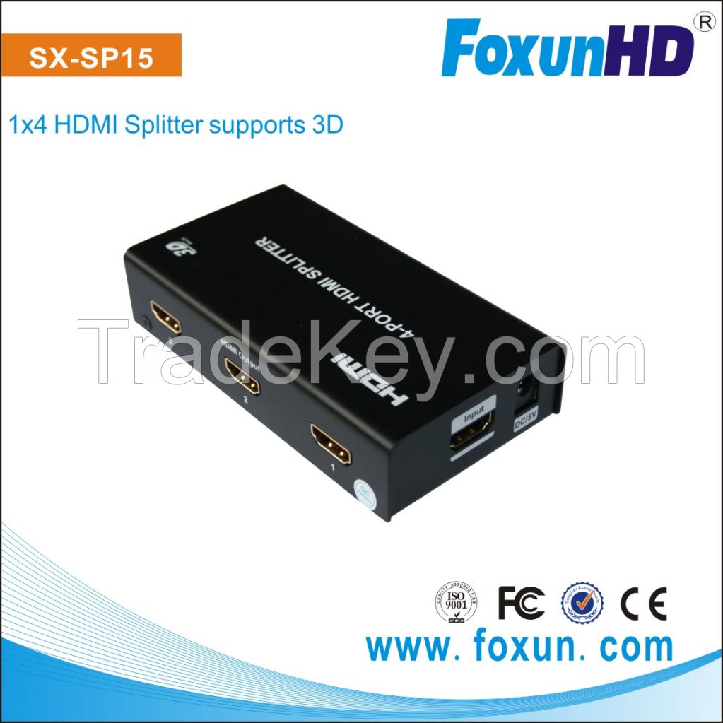 1.4V HDMI Splitter support 4kx2k and 3D