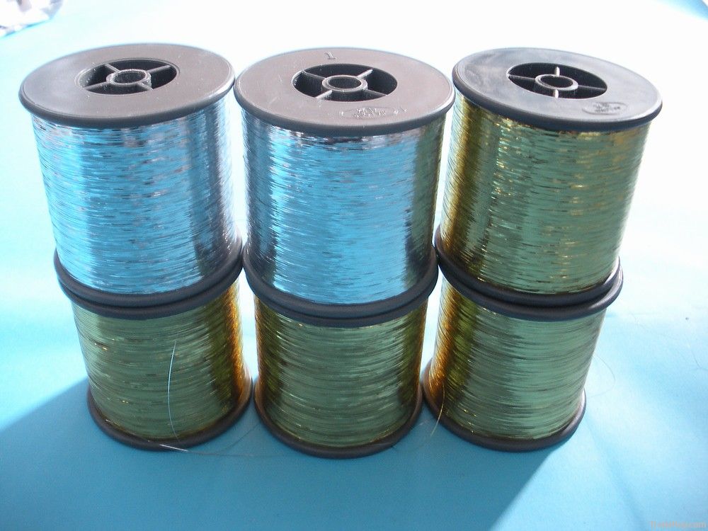 Acid alkaline-resistant dyeable metallic yarn