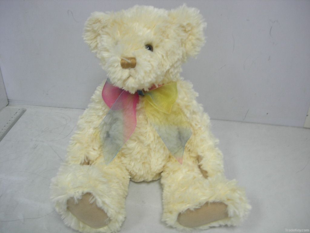 Teddy bear plush toys, polyester fiber stuffed , OEM welcomed