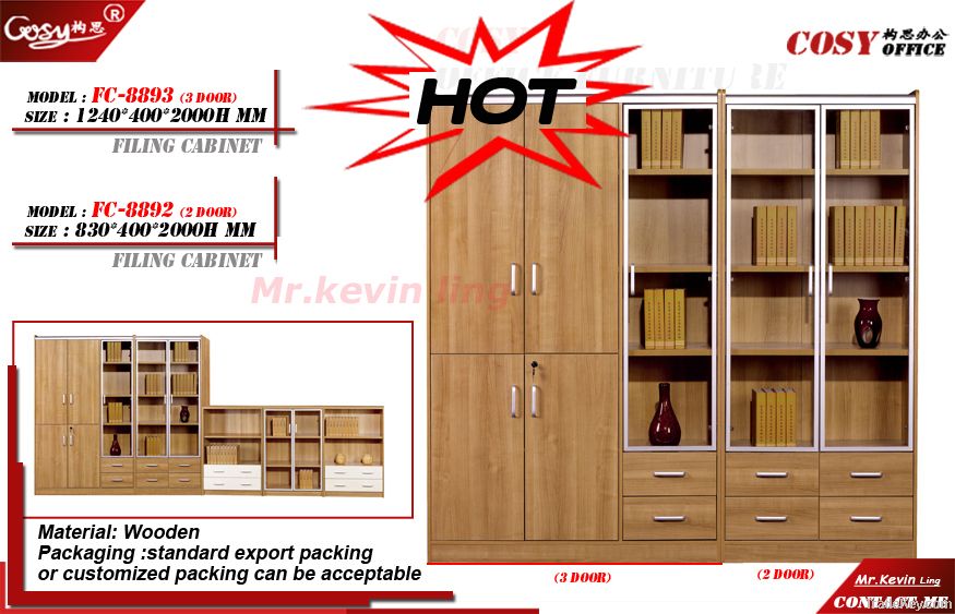 office Wooden file cabinet China office furniture FC-8892