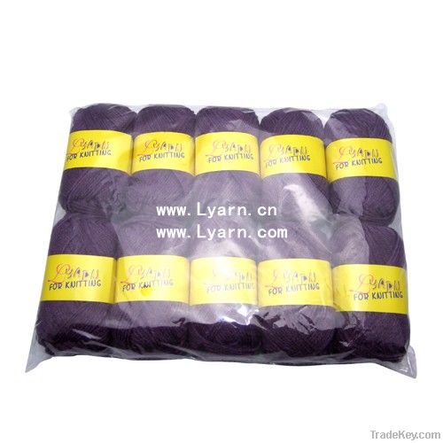 50g 10balls acrylic blended yarn in OPP bag
