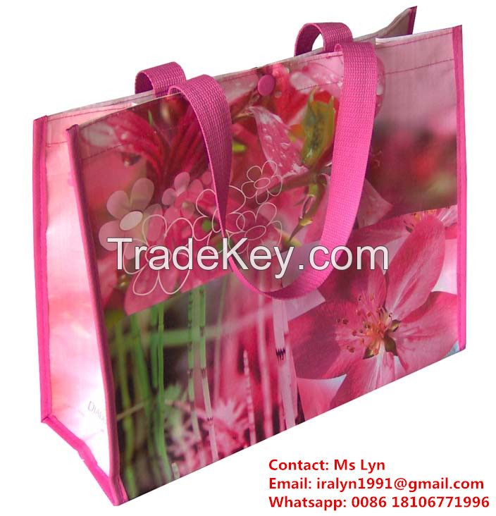 China manufacture customized lamination non woven bag, reusable non woven bag, pp non woven packaging bag