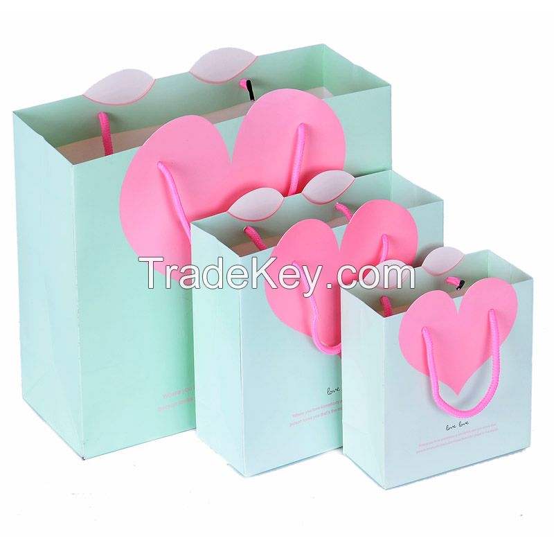 packaging paper bag, latest design Christmas paper gift bag