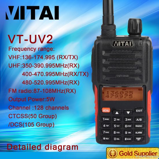 VT-UV2 Dual Band Two Way Radio