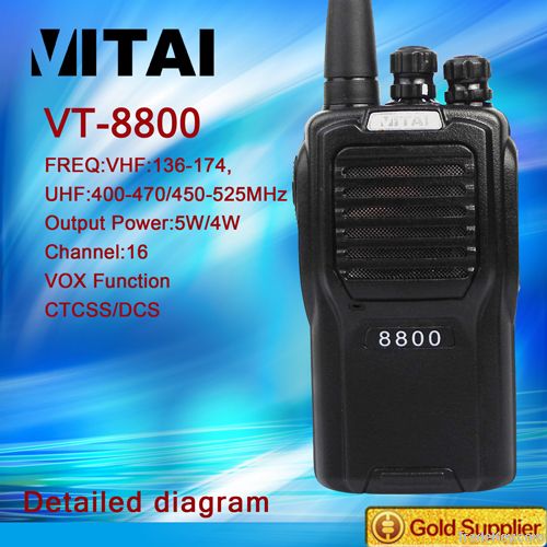 VITAI VT-8800 Professional Long Range Two Way Radio with CE
