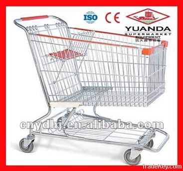 Hand Push Cart/Shopping Trolley/Grocery Cart/Trolley Cart for Mall