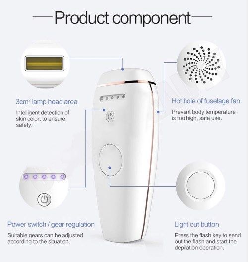 Home IPL hair removal  portable permanent beauty care