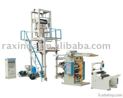 PE Film Blowing machine with Flexo Printing Line Set