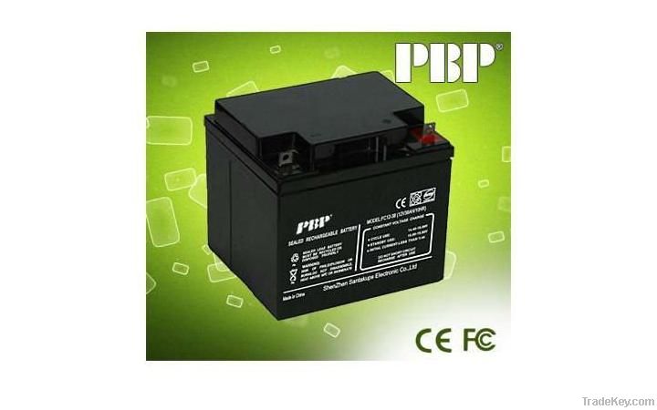 sealed lead acid battery 12v 38 Ah