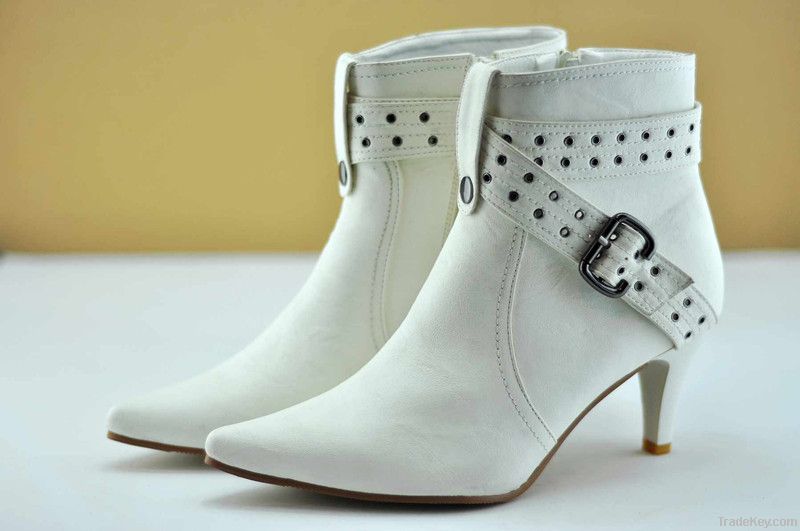 lady short boots(women shoes;PU shoes)