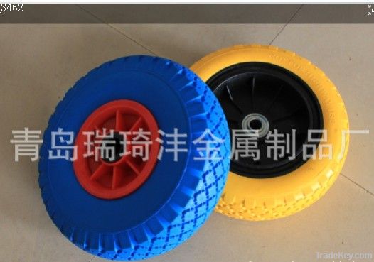 rubber tyre , pu foaming wheel