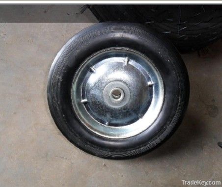 rubber solid wheel