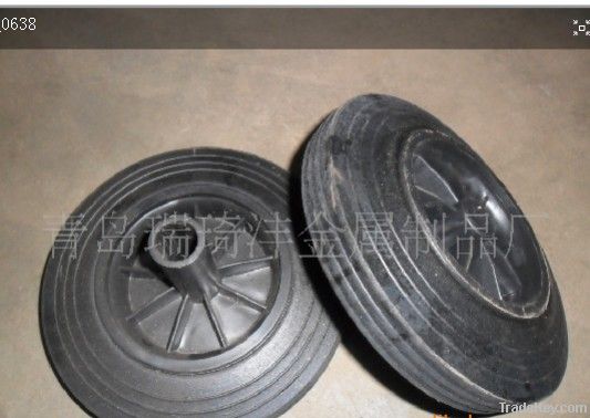 rubber solid wheel