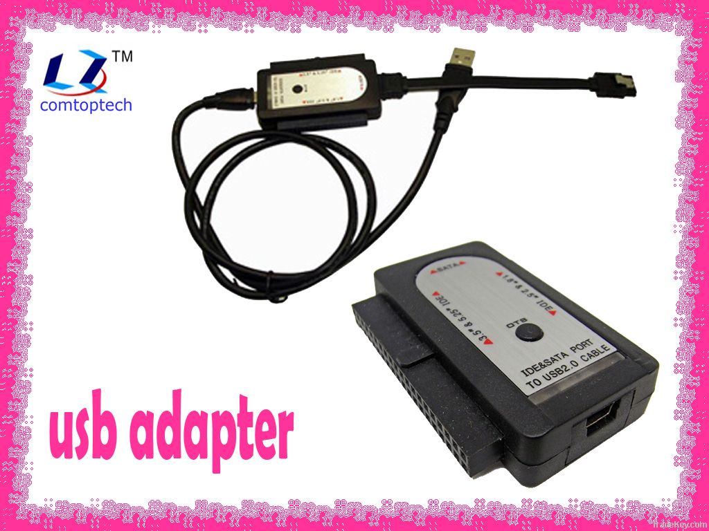 sata to usb 2.0 converter, usb adapter, speed at 480Mbps