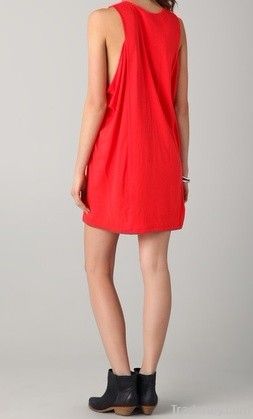 Ladies'  V neck casual dress