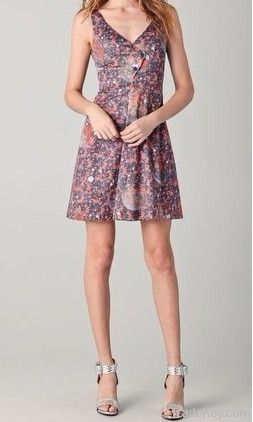 Women's printed cotton dress