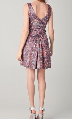 Women's printed cotton dress