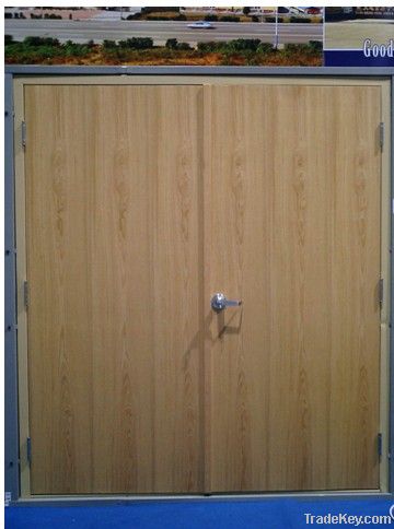 wood fire door