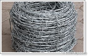 galvanized&pvc coated&double twisted&barbed wire