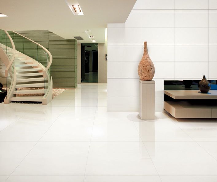 Hot Selling High Quality Super White Polished Porcelain Floor Tile
