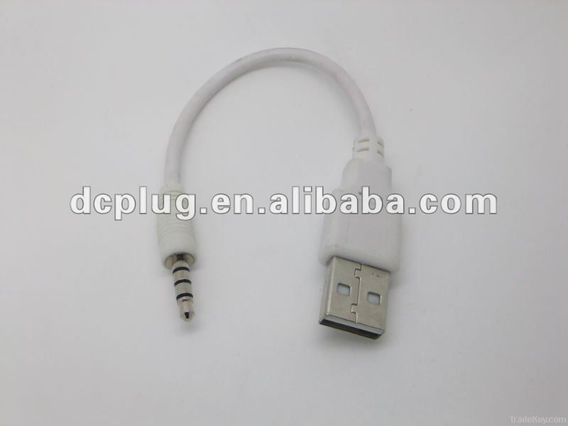 USB to 3.5mm plug audio cable