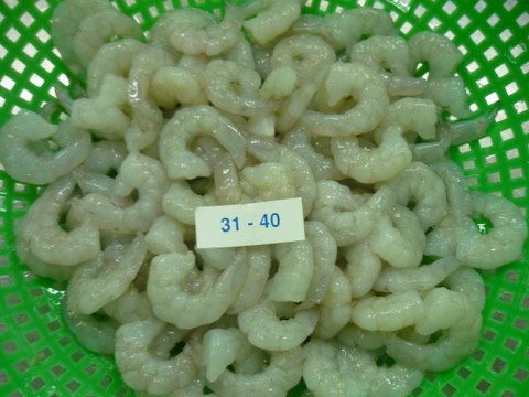 Frozen Raw Vannamei Shrimps Pd With Stpp, 100% Net Weight, Net Count