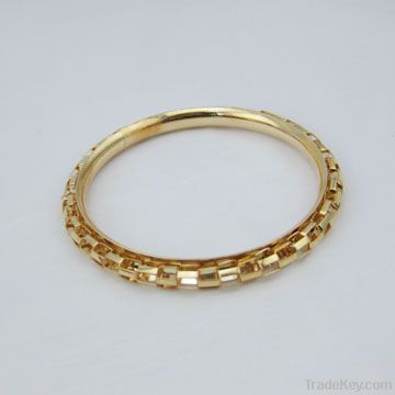 Fashionable Metal Gold Plating Bangles