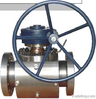 Top entry type floating ball valve
