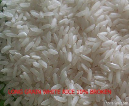 Vietnamese long grain white rice 10% broken