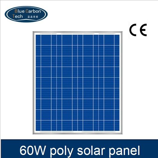 poly cells 60w/12v poly solar module