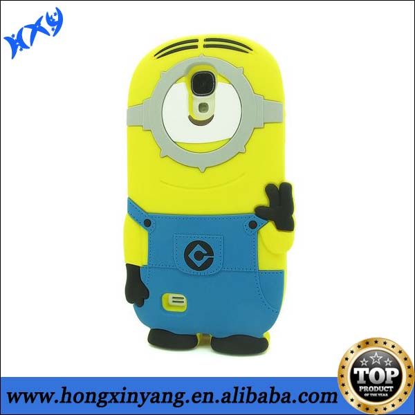 cartoon hybrid minions case for samsung galaxy s4