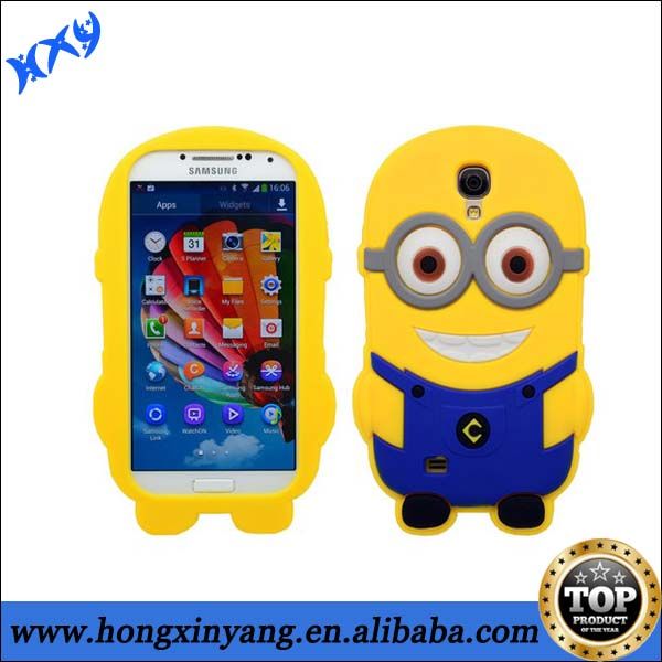 cartoon hybrid minions case for samsung galaxy s4