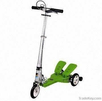 Kick Scooter with Aluminum + Steel Frame and 145mm PU Wheel