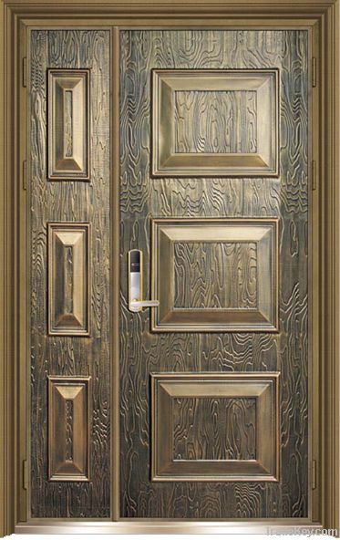 High Quality Aluminum Carved Exterior Security Door