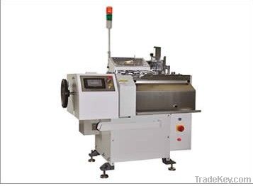 High speed automatic tag stringing machine
