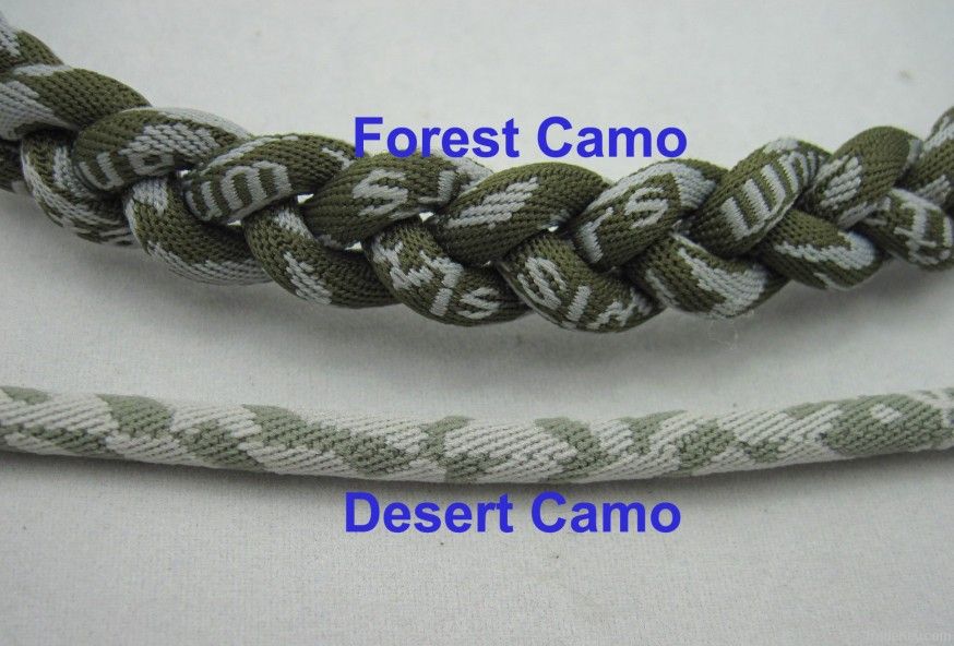 New Twister Titanium Baseball Necklace Forest Camouflage& Desert Camo