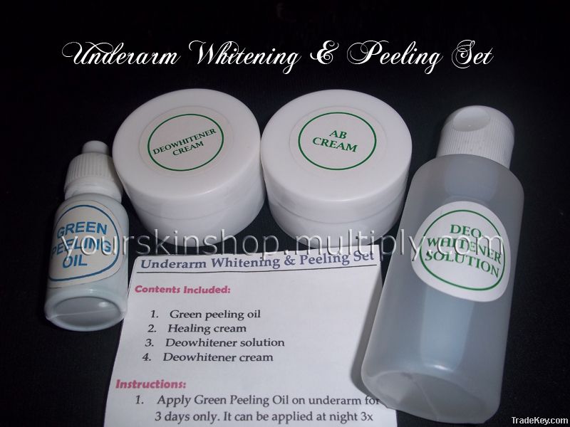 Underarm Whitening and peeling set