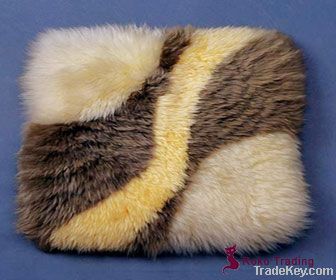 sheepskin cushion