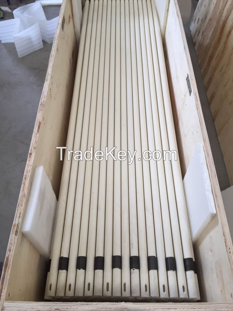 wear resistance alumina ceramic roller /tube/pipe for kiln furnace