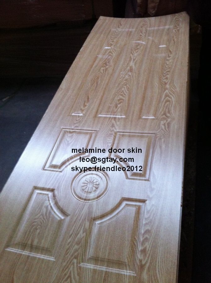 veneered/melamined molded door skin