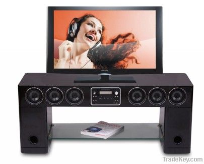 Speaker TV stand with speaker Home theatre system Entertainment system