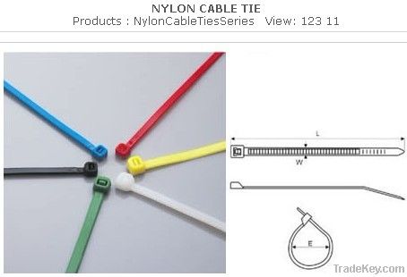 (10 inch )self-locking nylon cable ties/4mmX250mm/3.6mmX250mm